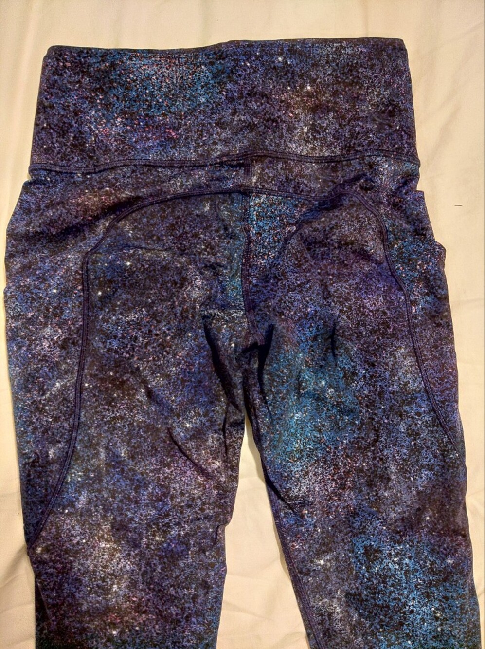 Galaxy Leggings in Navy & Purple Lululemon Size 6